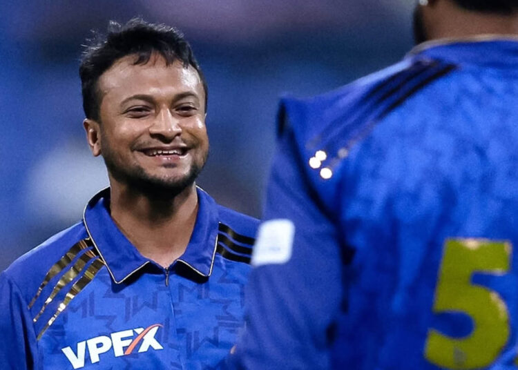 কোয়ালিফায়ারে সাকিবের এমআই এমিরেটস