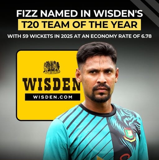 উইজডেনের-বর্ষসেরা-টি-টোয়েন্টি-স্কোয়াডে-মোস্তাফিজ