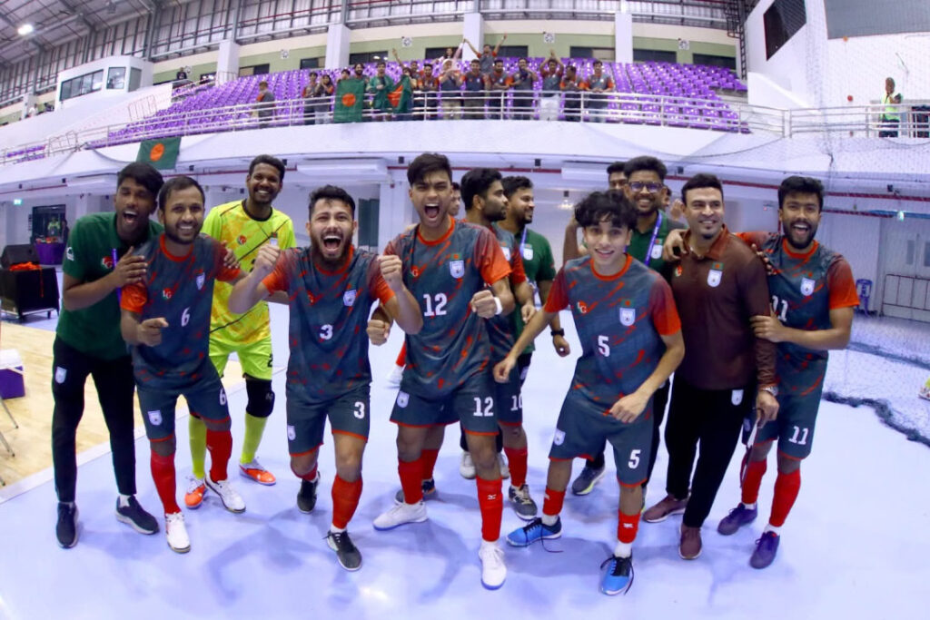 শ্রীলঙ্কাকে ৫-১ গোলে হারাল বাংলাদেশ