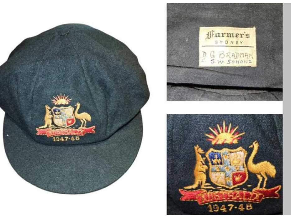 অবিশ্বাস্য মূলে বিক্রি ব্র্যাডম্যানের ব্যাগি গ্রিনটি