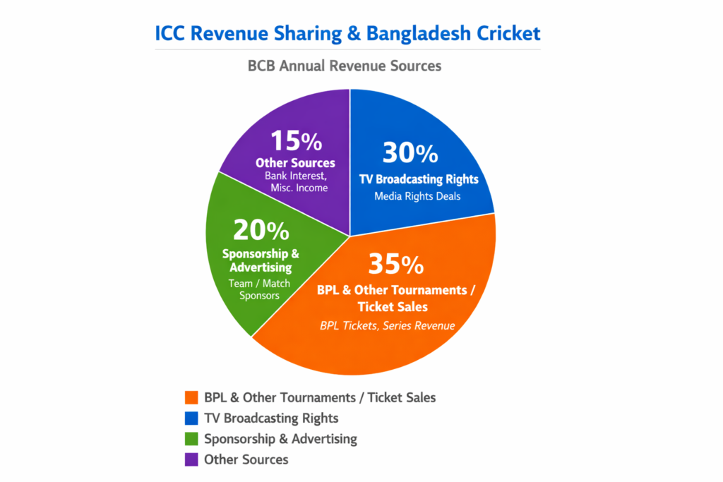আইসিসি'র রেভিনিউ শেয়ারিং ও বাংলাদেশ ক্রিকেট