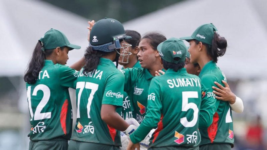 আয়ারল্যান্ডকে হারিয়ে অপরাজিত গ্রুপ চ্যাম্পিয়ন বাংলাদেশ।