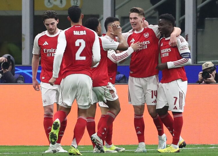 ইন্টার মিলানকে হারিয়ে আর্সেনালের সাতে সাত