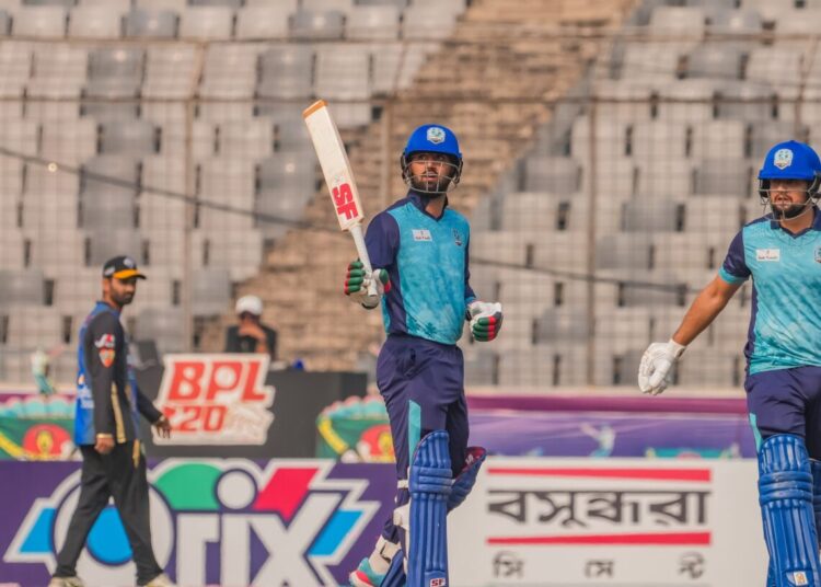 ইসাখিলের সেঞ্চুরিতে রংপুরকে ১৭৪ রানের টার্গেট দিল নোয়াখালী