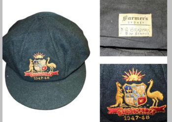 অবিশ্বাস্য মূলে বিত্রি ব্র্যাডম্যানের ব্যাগি গ্রিনটি