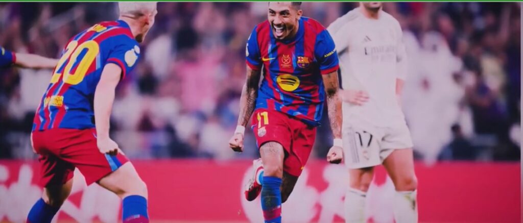 চির প্রতিন্দ্বন্দ্বী রিয়ালকে হারিয়ে সুপারকাপে চ্যাম্পিয়ন বার্সা 