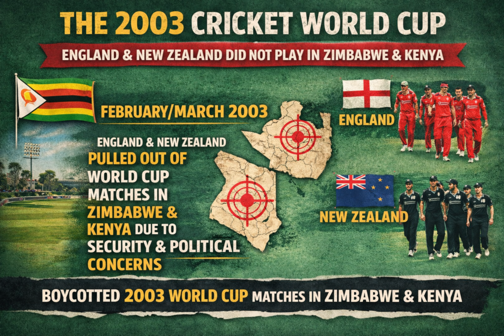 বাংলাদেশের আগে যেসব দল বিশ্বকাপ বয়কট করেছিল