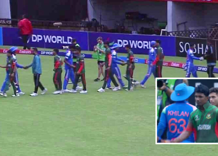 বিতর্ক জন্ম দিয়ে হাত মেলালেন বাংলাদেশ - ভারতের ক্রিকেটাররা