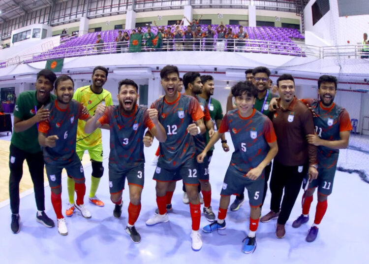 শ্রীলঙ্কাকে ৫-১ গোলে হারাল বাংলাদেশ