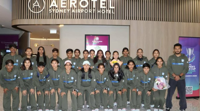 এশিয়ান কাপ খেলতে সিডনিতে পৌঁছেছে বাংলাদেশের মেয়েরা