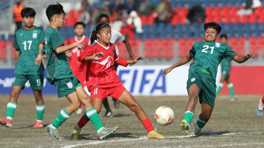 নেপালকে হারিয়ে ফাইনালে ভারতের মুখোমুখি বাংলাদেশ।