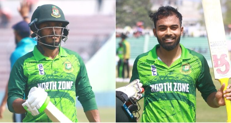 হৃদয়ের সেঞ্চুরির দিনে তামিম-সাব্বিরের ঝড়