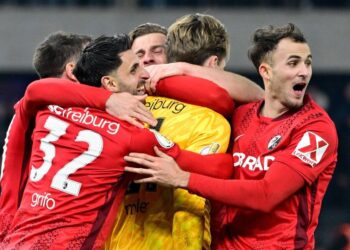 গোলের পর বায়ার্নের খেলোয়াড়রা