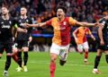 ISTANBUL, TURKEY - FEBRUARY 17: Gabriel Sara of Galatasaray AS celebrates 1-0 during the UEFA Champions League match between Galatasaray v Juventus at the Turk Telekom Stadium on February 17, 2026 in Istanbul Turkey (Photo by Gerrit van Keulen/Soccrates/Getty Images)