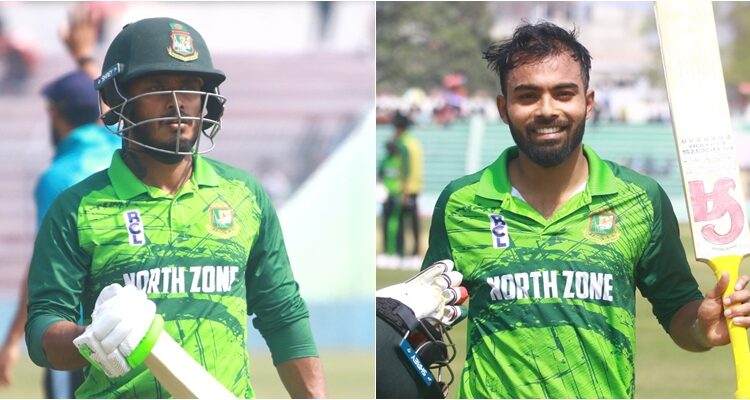 হৃদয়ের সেঞ্চুরির দিনে উজ্জল তামিম সাব্বির