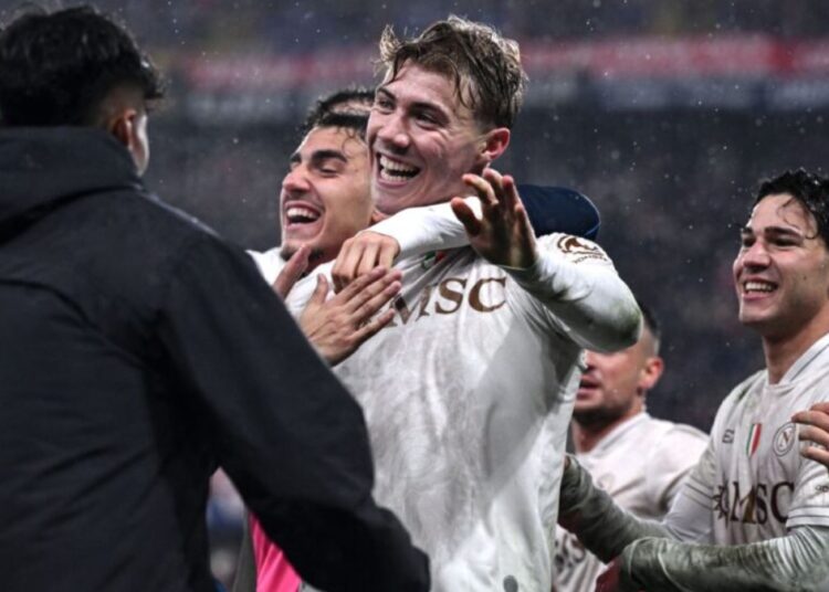 অ্যাওয়েতে শেষ মুহূর্তে নাটকীয় জয় নাপোলির