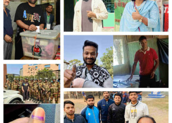 জাতীয় নির্বাচনে ভোট দিয়ে ক্রিকেটারদের উচ্ছ্বাস