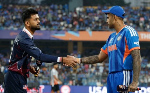 টস জিতে ভারতকে ব্যাটিংয়ে পাঠিয়েছে যুক্তরাষ্ট্র