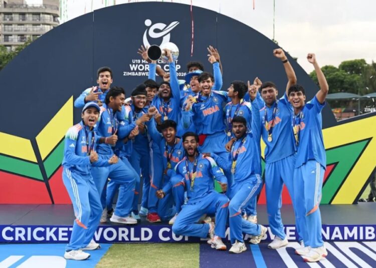 ভারত অনূর্ধ্ব-১৯ দলকে সাড়ে ৭ কোটি রুপি পুরষ্কার ঘোষণা