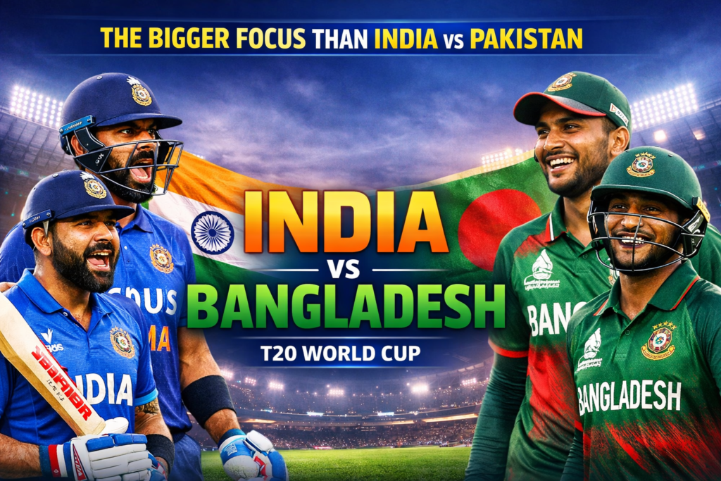 ভারত-পাকিস্তানের চেয়ে ভারত-বাংলাদেশ ম্যাচ ফোকাস বেশি