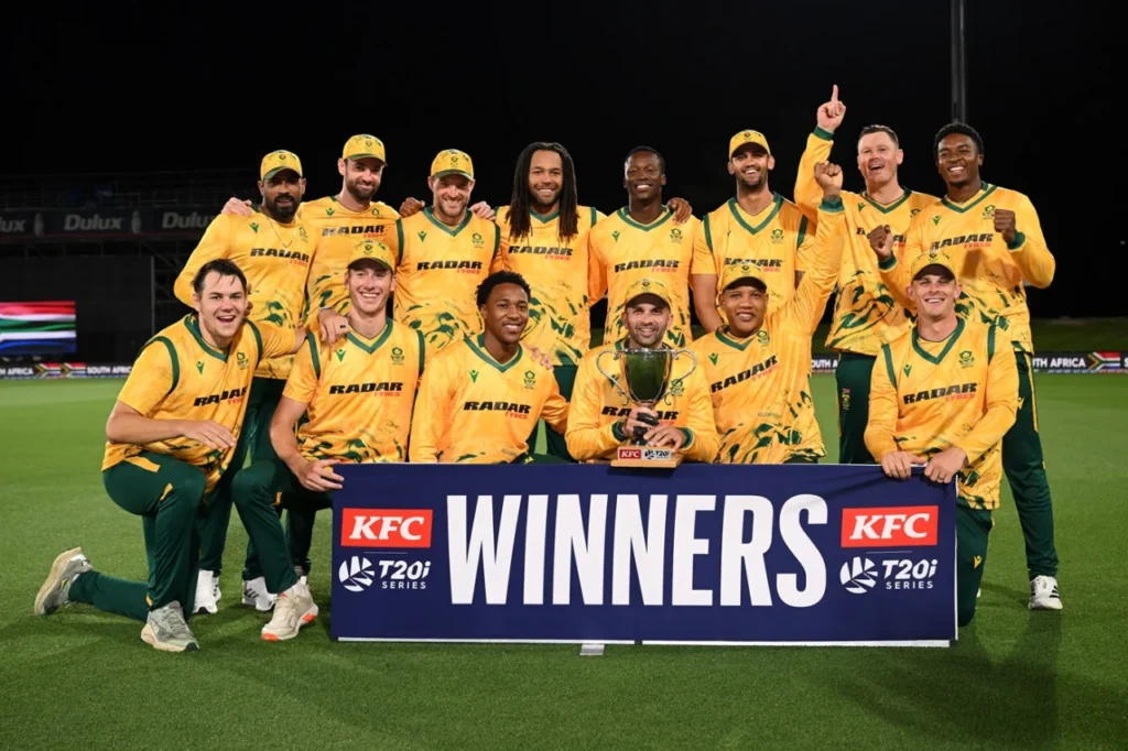 নিউজিল্যান্ডের বিপক্ষে দক্ষিণ আফ্রিকার সিরিজ জয়