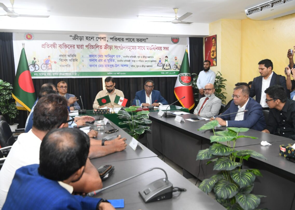 বিশেষ চাহিদা সম্পন্ন খেলোয়াড়দের জন্য ক্রীড়া প্রতিমন্ত্রীর ঘোষণা
