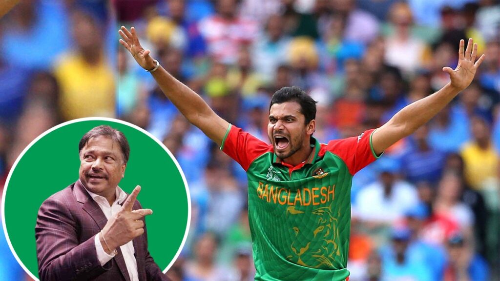 বাংলাদেশ দলের দুই সাবেক অধিনায়ক মাশরাফি বিন মোর্ত্তজা ও ফারুক আহমেদ