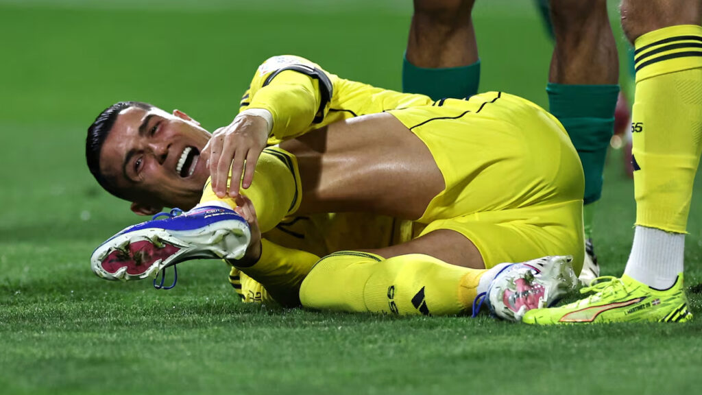 হ্যামস্ট্রিংয়ে চোট পেয়েছেন রোনালদো!