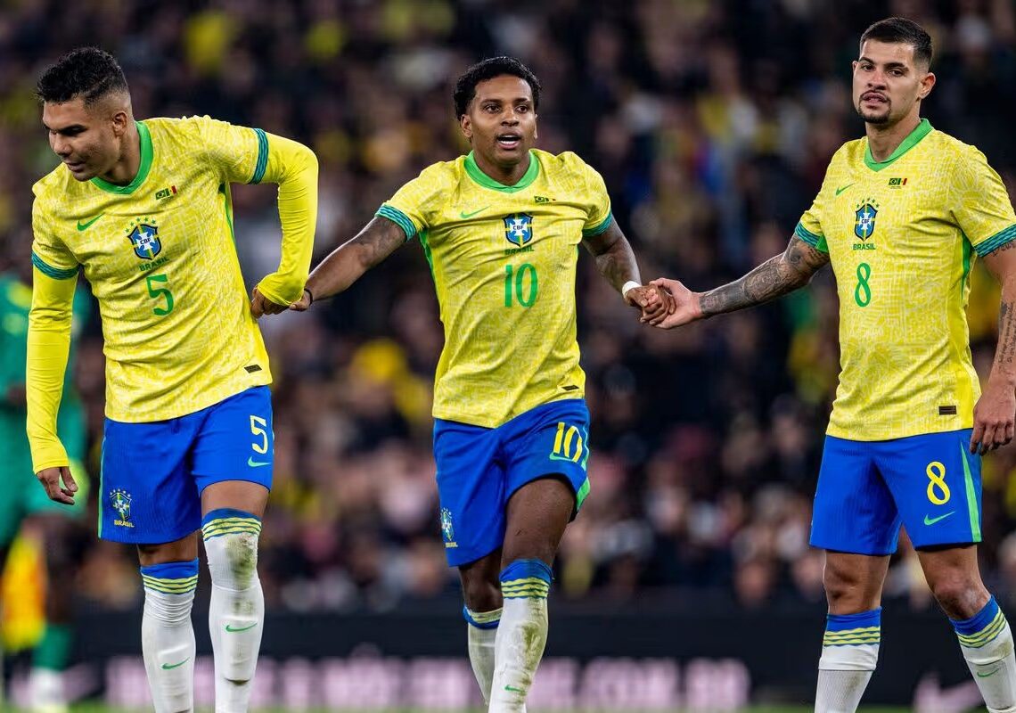 ব্রাজিলের খেলোয়াড়রা