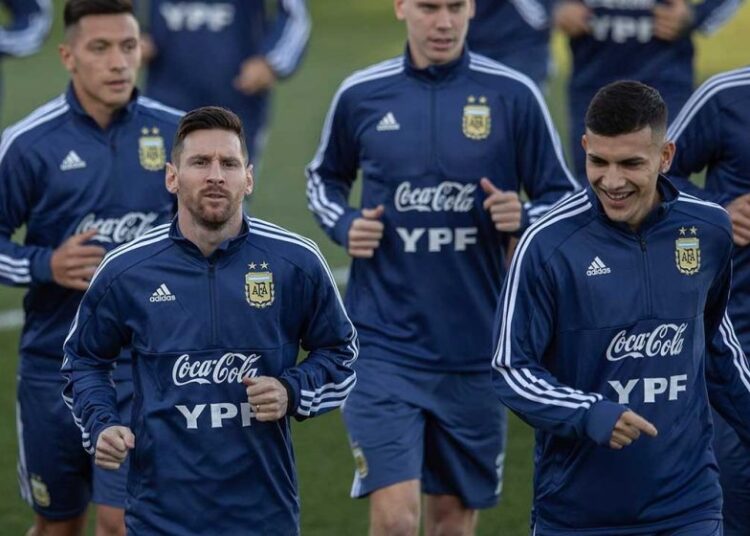 অনুশীলনে মেসিরা