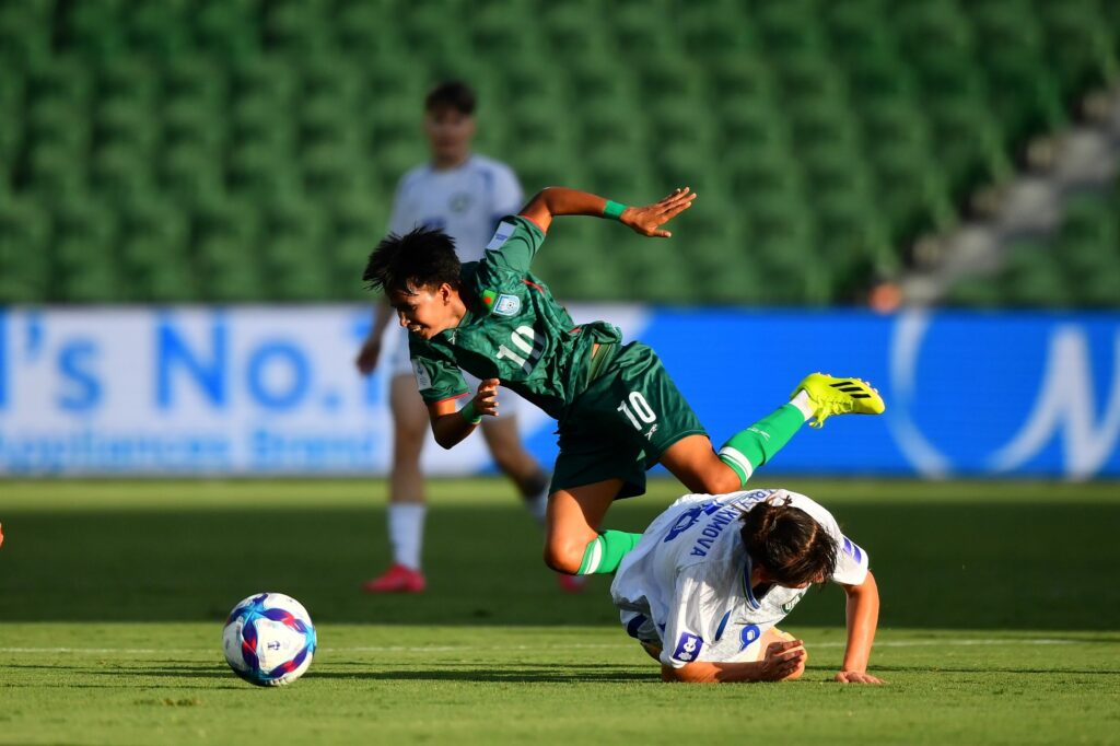 নারী এশিয়ান কাপে গ্রুপের শেষ ম্যাচে উজবেকিস্তানের বিপক্ষে ৪-০ গোলে হারলো বাংলাদেশ