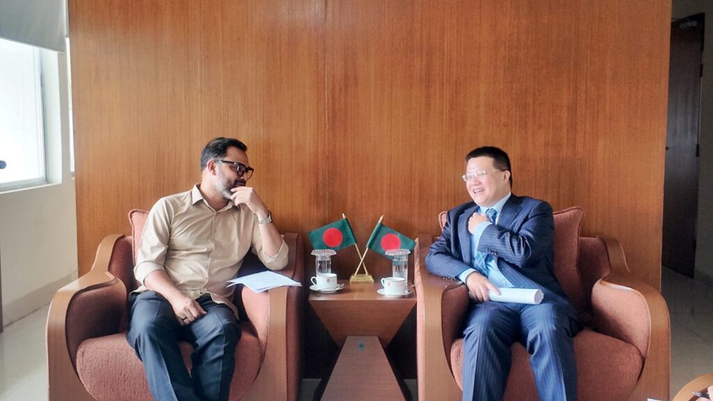 ক্রীড়া খাতের উন্নয়নে চীনের সহযোগিতা চায় বাংলাদেশ