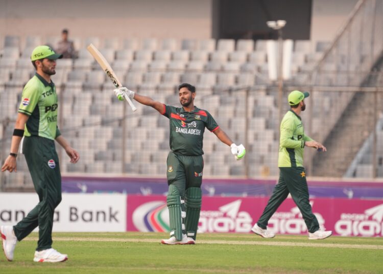 তানজিদের শতকে ও তাসকিনের বোলিংয়ে সিরিজ বাংলাদেশের