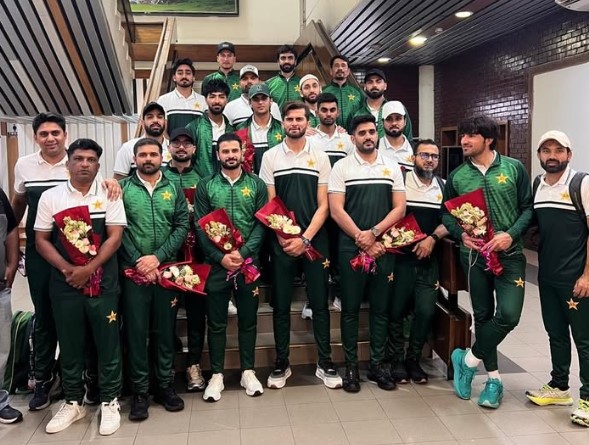 বাংলাদেশের বিপক্ষে তিন ম্যাচের ওয়ানডে সিরিজ খেলতে ঢাকায় পাকিস্তান ক্রিকেট দল