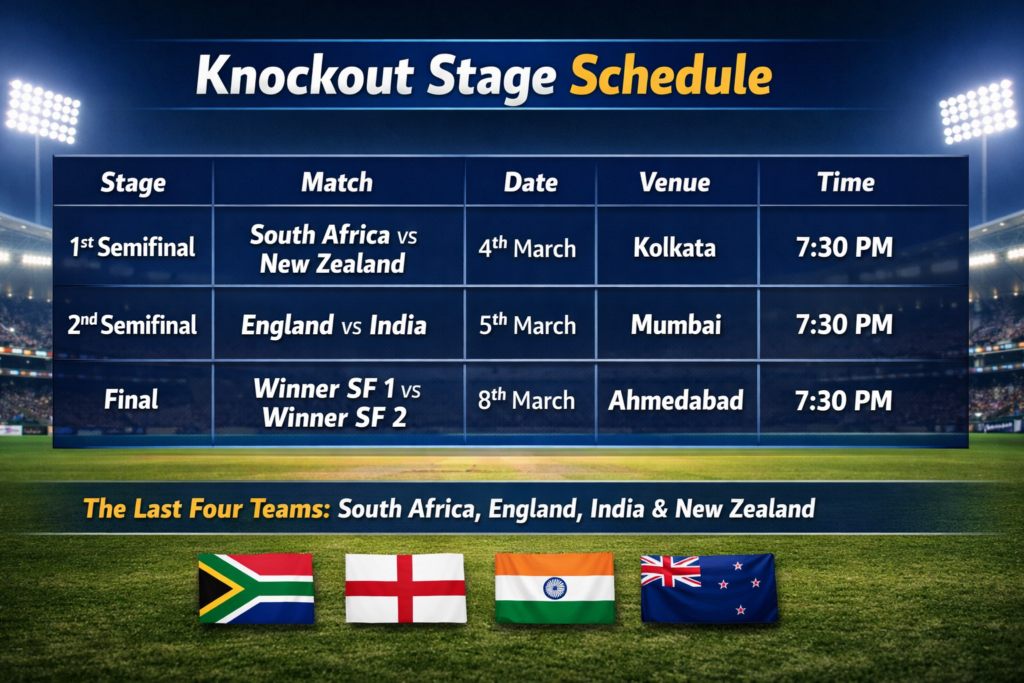 বিশ্বকাপের সেমিফাইনালে চার দল - দেখে নিন কে কার মুখোমুখি