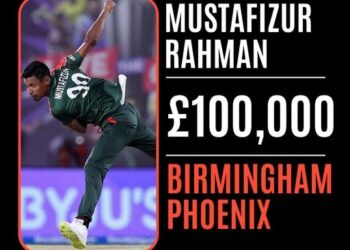 মোস্তাফিজুর রহমান দ্য হানড্রেডে দল পেলেন
