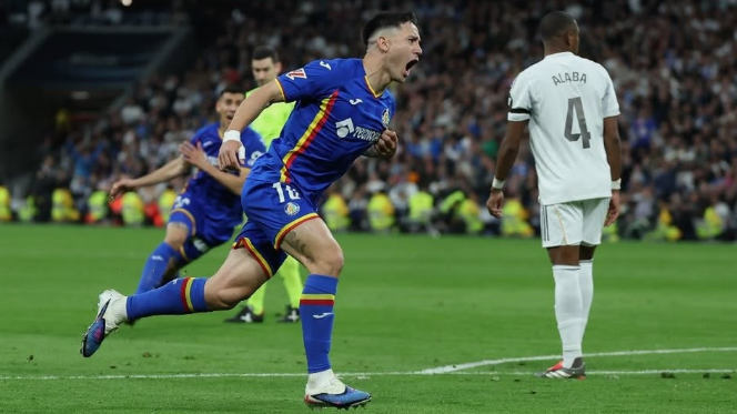 রিয়াল মাদ্রিদকে হারের লজ্জা দিল পুচকে গেতাফে