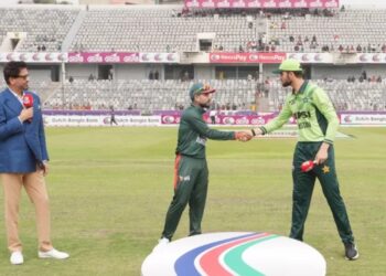 সিরিজ নির্ধারণী ম্যাচে টসে হেরে ব্যাটিংয়ে বাংলাদেশ