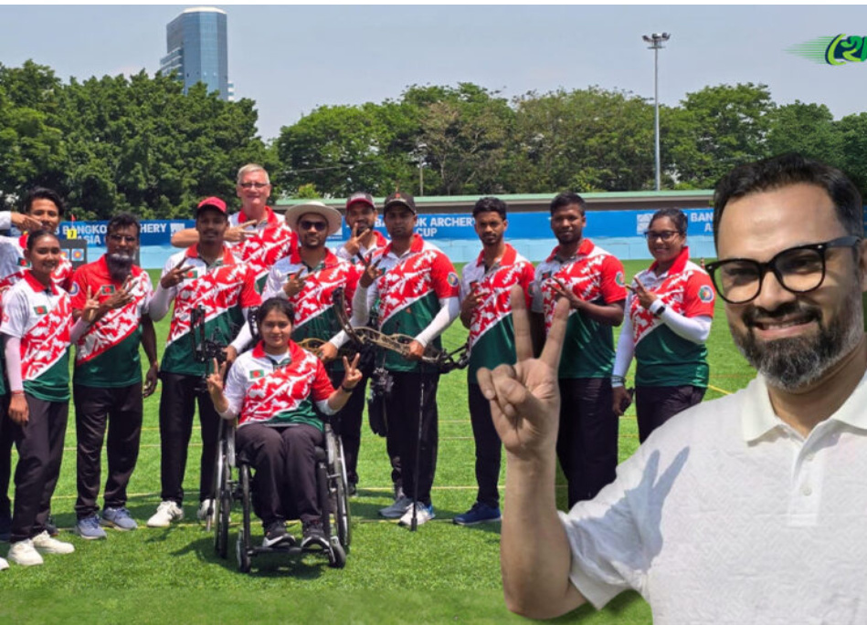 স্বর্ণজয়ী আরচ্যারি দলকে যুব ও ক্রীড়া প্রতিমন্ত্রীর অভিনন্দন
