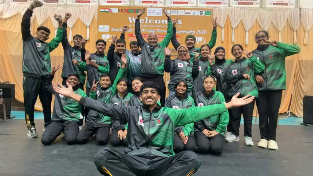 টেবিল টেনিসে আট পদক বাংলাদেশের