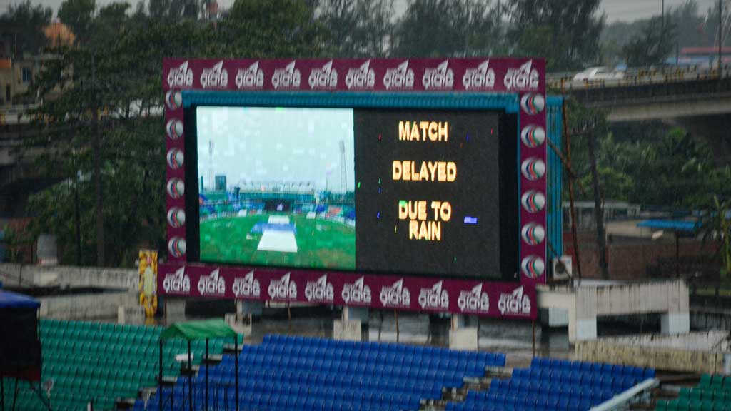 বৃষ্টির পেটে বাংলাদেশ-নিউজিল্যান্ড দ্বিতীয় টি-টোয়েন্টি
