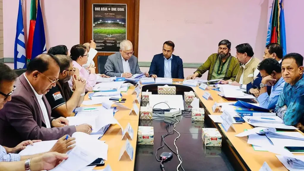 বাফুফে মিটিং হবে ১৯ এজেন্ডার