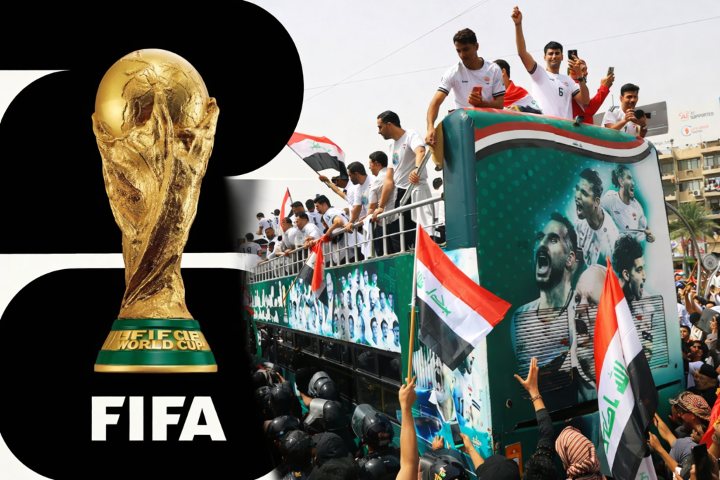 বিশ্বকাপ নিশ্চিত করে রাজকীয় সংবর্ধনা পেল ইরাক ফুটবল দল