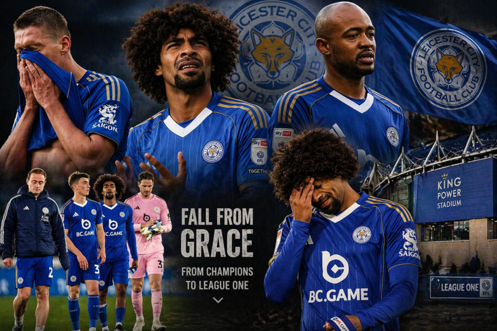 লেস্টার সিটির অবনমন - এক দশকে চ্যাম্পিয়ন থেকে তৃতীয় স্তরে