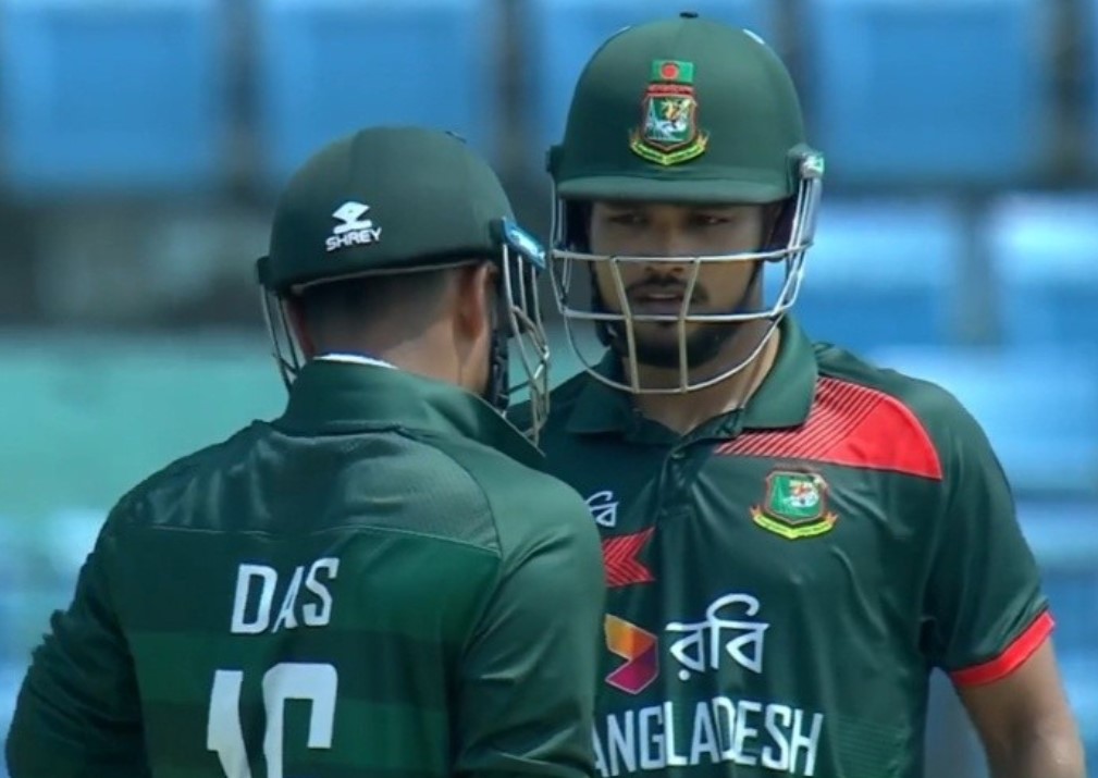 শান্ত-লিটনের জোড়া ফিফটিতে এগোচ্ছে বাংলাদেশ