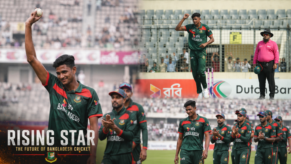 ১০ ওয়ানডেতে ১৯ উইকেট সংগ্রহ করেন নাহিদ রানা