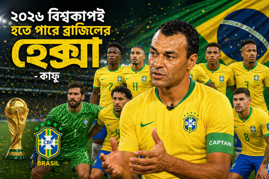 ২০২৬ বিশ্বকাপই হতে পারে ব্রাজিলের হেক্সা পূরণের আসর - কাফু