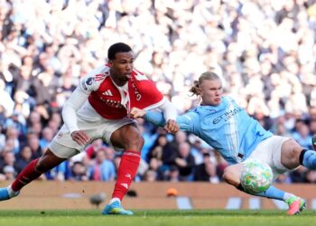 আর্সেনালের বিপক্ষে আর্লিং হালান্ডের গোল