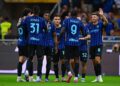 গোল উৎসবের পর ইন্টার মিলানের খেলোয়াড়রা