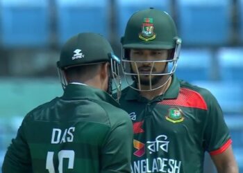 শান্ত-লিটনের জোড়া ফিফটিতে এগোচ্ছে বাংলাদেশ